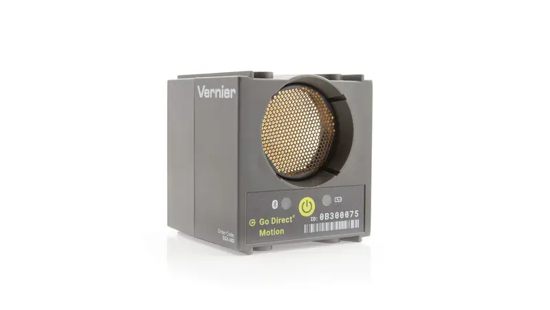 Detector de movimiento Vernier Go Direct por ultrasonido para medir posición, velocidad y aceleración