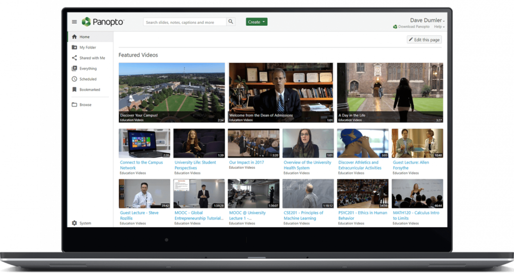 Panopto - Administrador de Videos